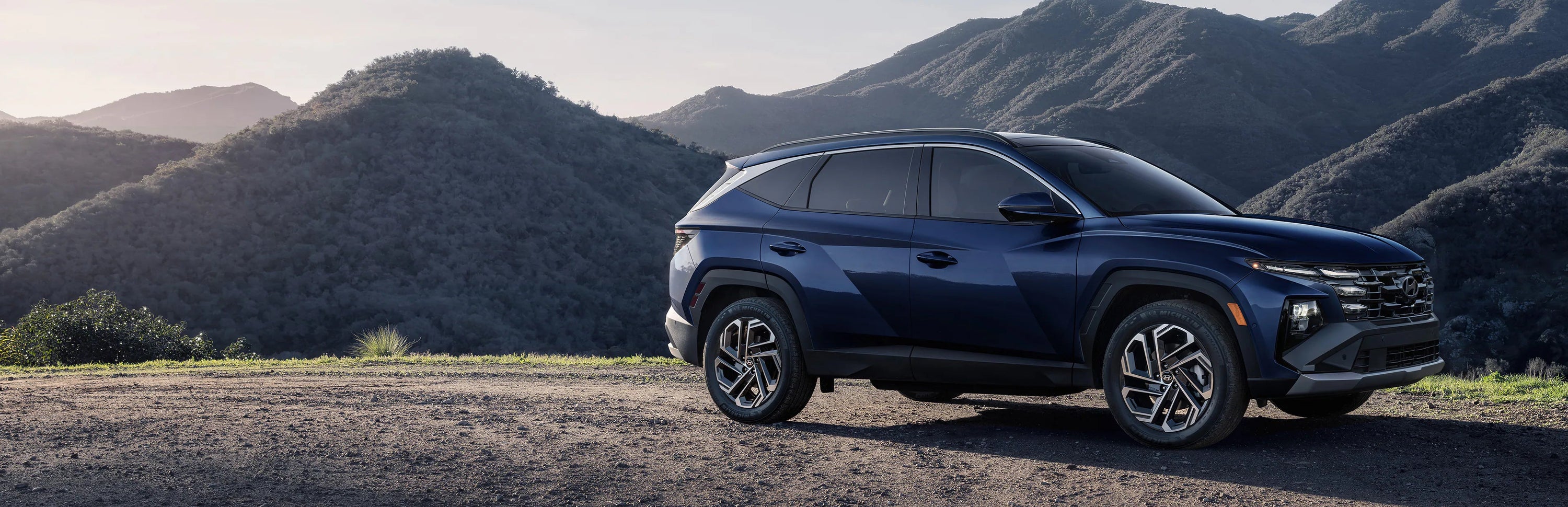 Roadstar Tire all-terrain performance SUV on a dirt road in Richmond Hil